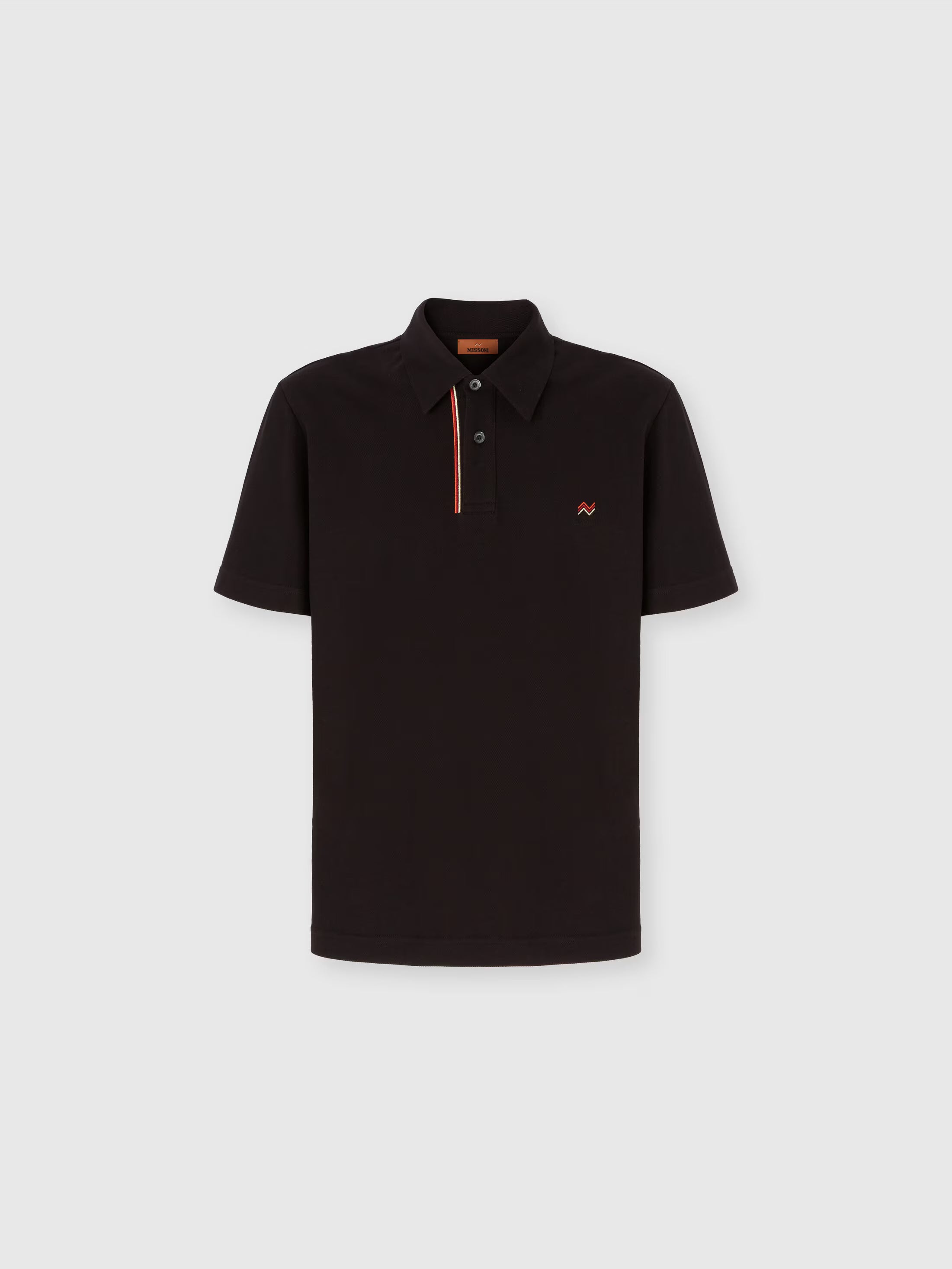 Missoni Short Sleeve Logo Polo - Black